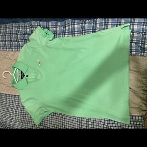 Hollister mens small light green polo small